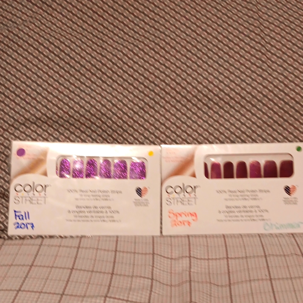 Color Street Nail polish stripes